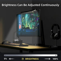 Detailed information about the stepless brightness adjustment. Our LEDs can be adjusted anywhere from 5% to 100% brightness to suit your current situation best. The range makes our light bar ideal for any workspace at any time of day.